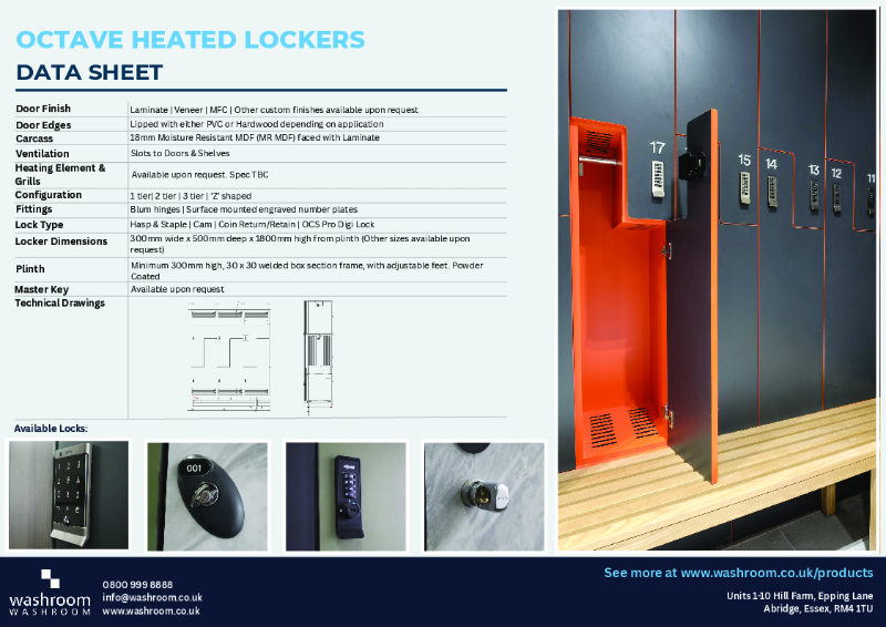 Octave Heated Lockers