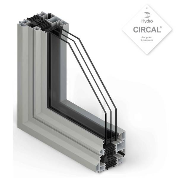 Aluminium Window - SOLEAL Next 75 - Aluminium Thermally Broken Window