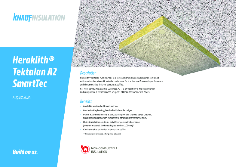 Knauf Insulation Heraklith® A2 SmartTec - Product Datasheet