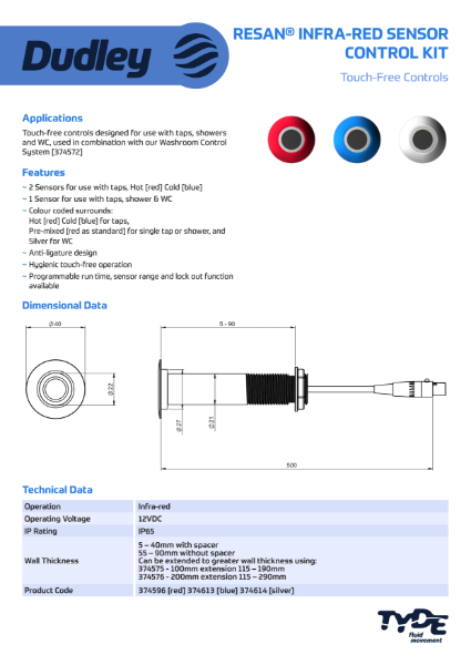 Infra-red Sensor Controls