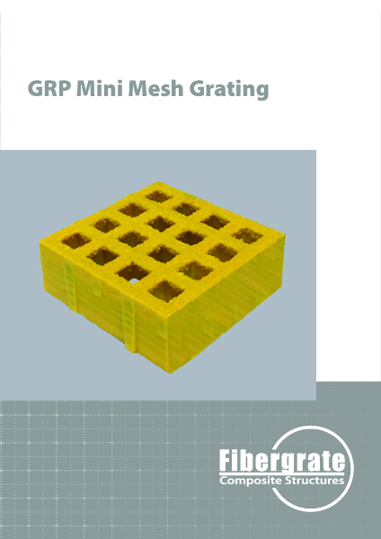 Fibergrate - Mini Mesh Grating Data Sheet