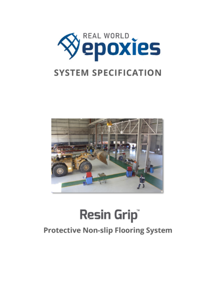 Resin Grip Specification