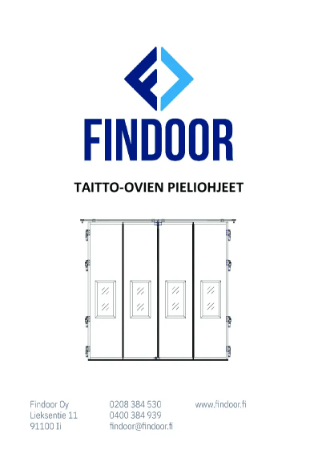 Taitto-Ovet -  Pieliohjeet