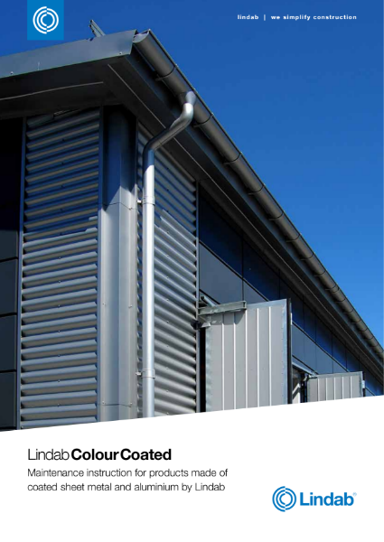 Lindab sheet metal maintenance guide