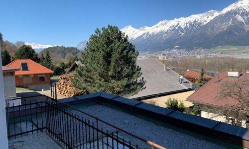 A flat roof in the Austrian Alps - INVATHERM