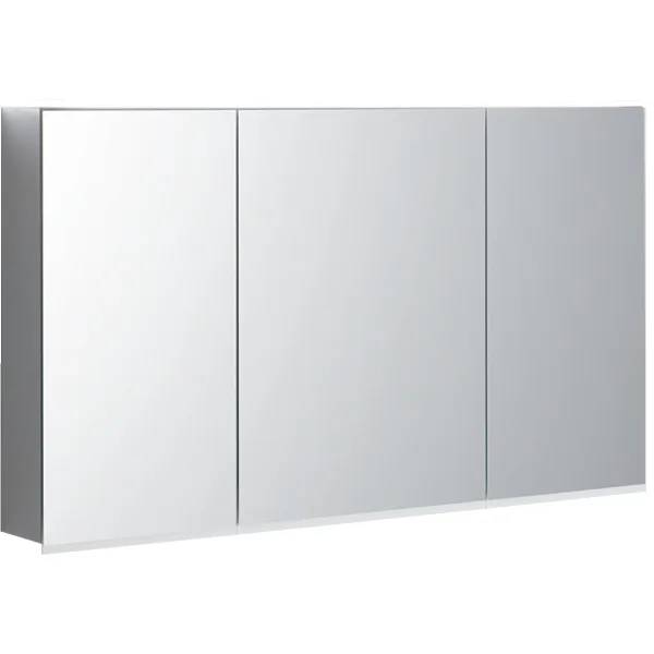 Geberit Option Plus mirror cabinet with lighting and three doors