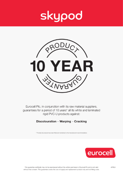 Skypod 10 Year Product Guarantee