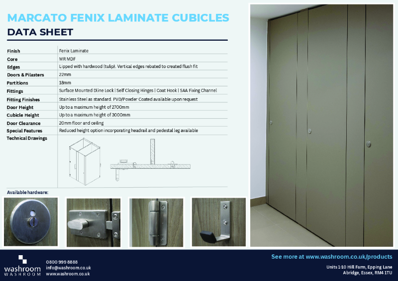 Marcato Fenix Laminate Cubicles