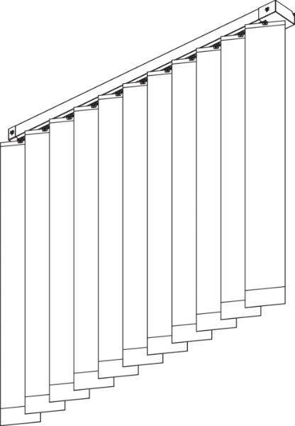 Vertical Blind - Motorised / Electric - Silent Gliss SG 2960