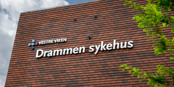 Drammen sykehus  - Komplett skilting