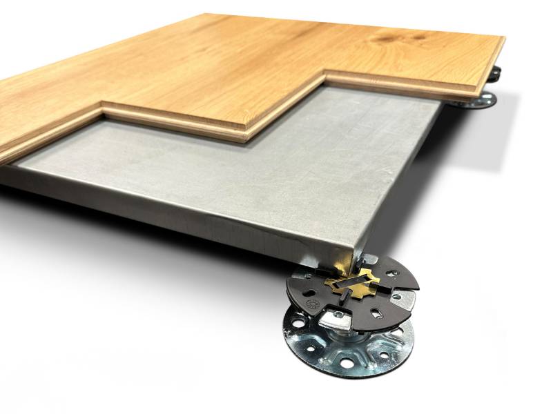 Magnetic Wood Flooring Powered by IOBAC - Magnetic Backed Engineered Wood