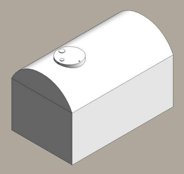 Plastics oil storage tank 