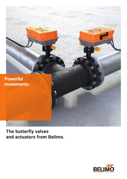 The butterfly valves and actuators from Belimo.