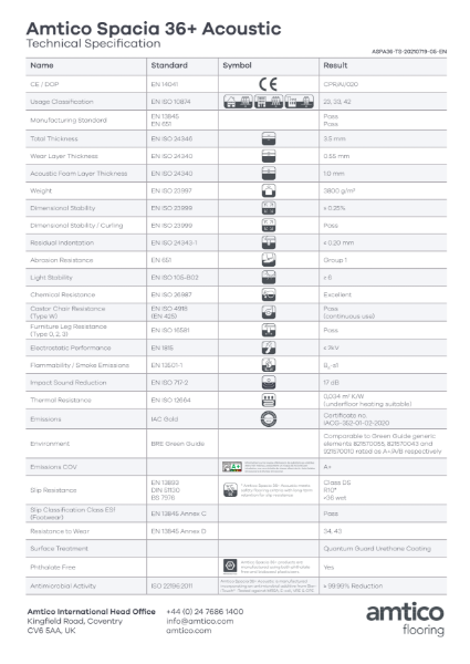 Amtico Spacia 36+ Safety Acoustic