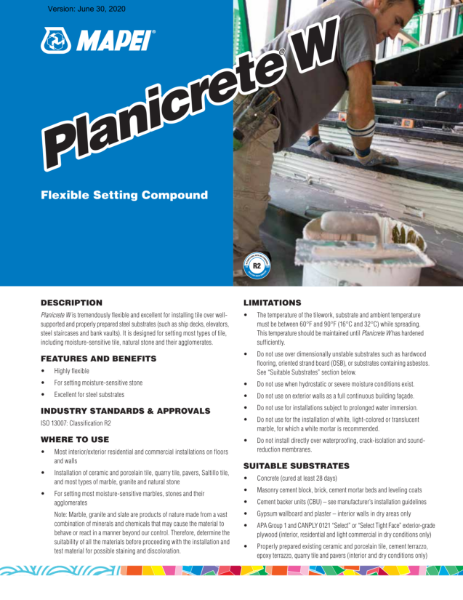 Planicrete® W