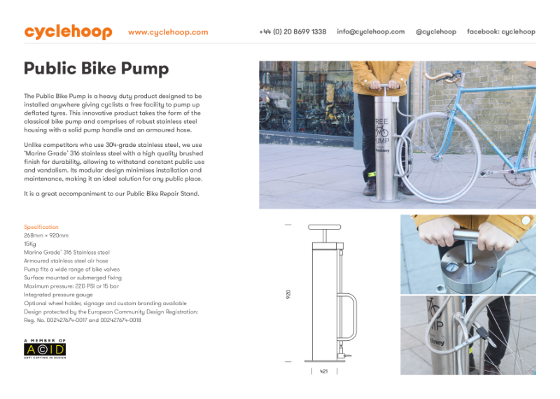 Public Bike Pump NBS Source