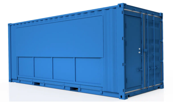  Brakker og Containere - Sagcontainer 20 Fot med Strøm
