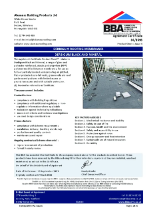 Derbigum Roofing Membranes