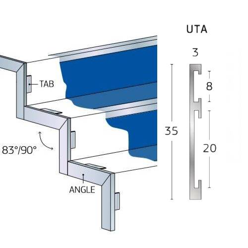 Stair Edging Side Trims - Aluminium - Stair Edging Side Trims