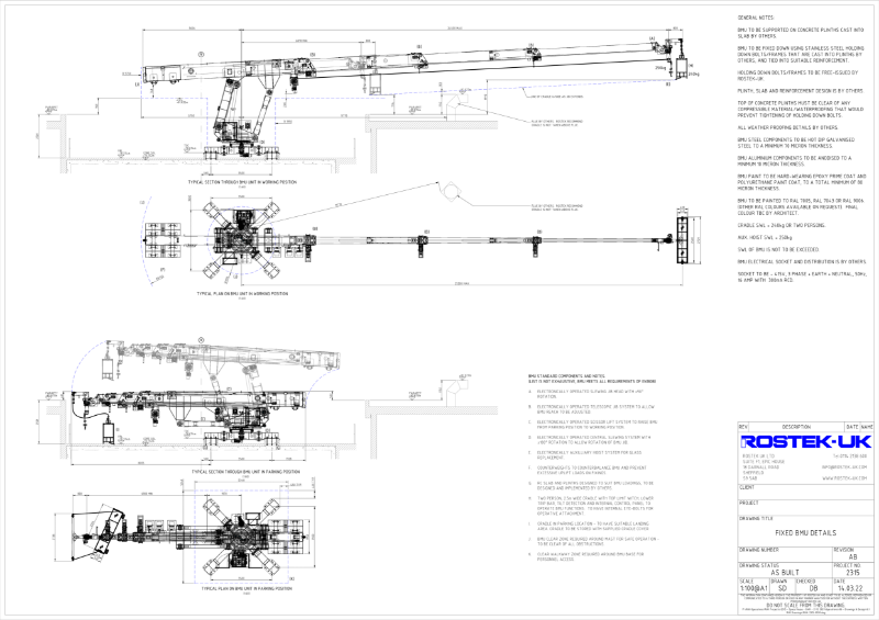 FIXED Telescopic BMU