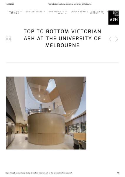 Victorian Ash - University of Melbourne