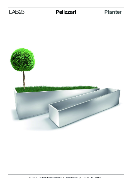 All Urban - Planters - Pelizzari - Data Sheet