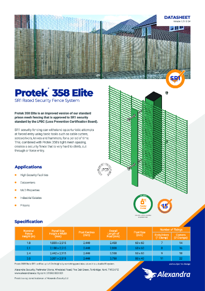protek-358-elite-datasheet