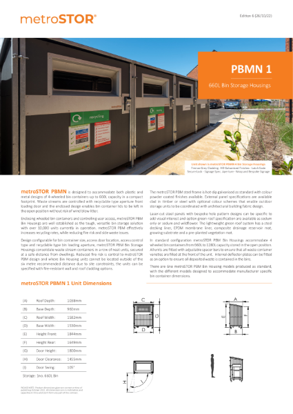 PBMN 1 Data Sheets