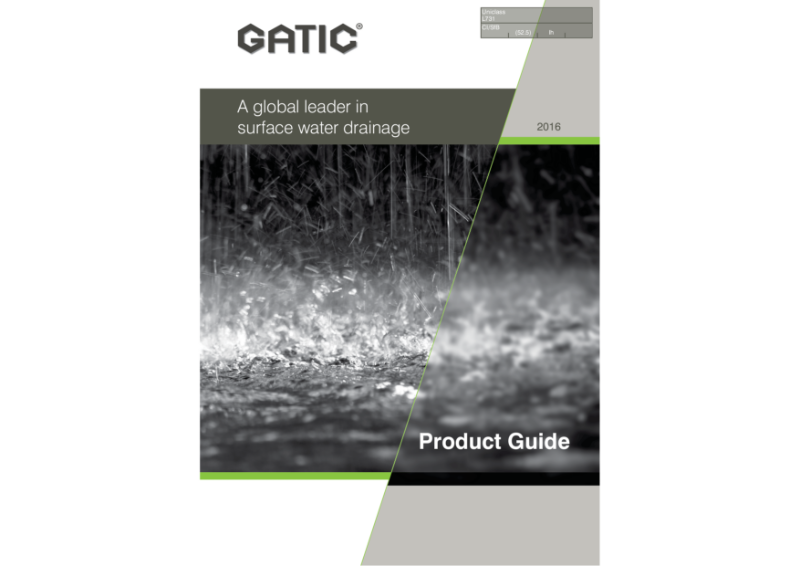 Gatic Surface Water Drainage Product Guide