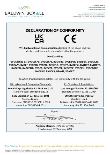 Certificate of Approval cdfa