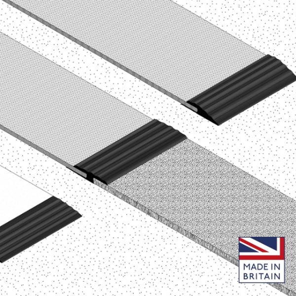 Flooring Transitions Ramp and Bevel Trims, Range 0 mm to 10 mm