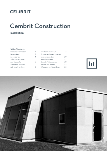 Cembrit HD Construction Board