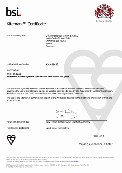 Kitemark Certificates