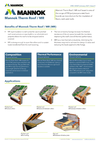 Mannok Therm Roof - MR TDS