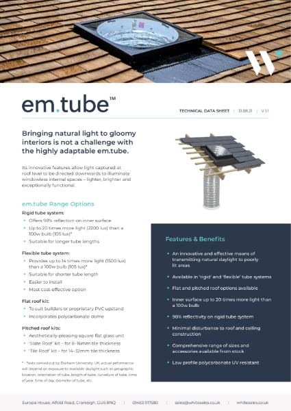 em.tube Data Sheet