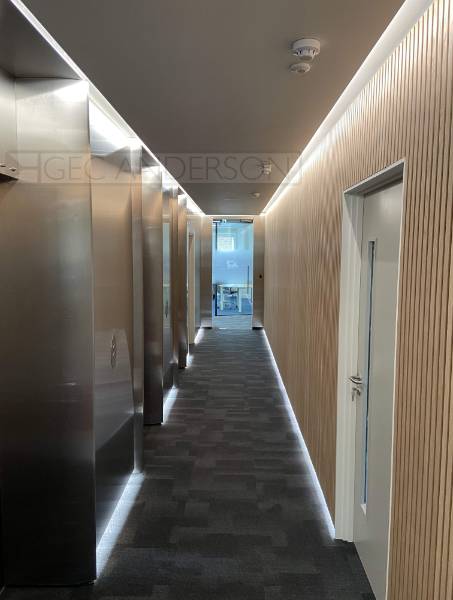 GEC Anderson Stainless Steel Elevate London Lobby Spaces