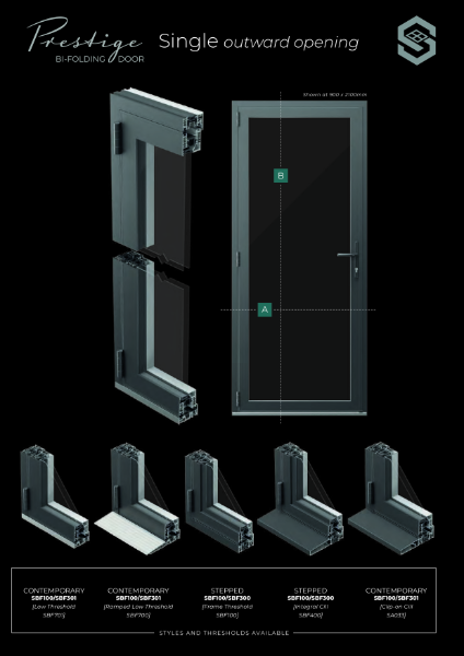 Bi-fold System Single Door Data Sheet