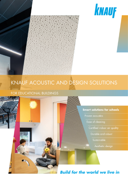 Knauf Acoustic & Design Solutions for Educational Buildings Brochure