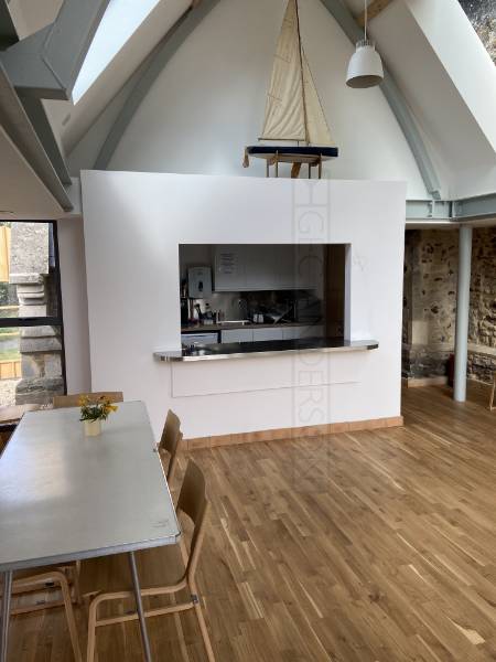 GEC Anderson stainless steel counter and splashbacks in St Mary’s Church, Wivenhoe