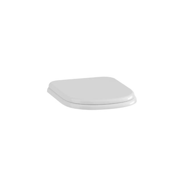 Carbamide White Toilet Seat Burlington Bathrooms NBS BIM Library