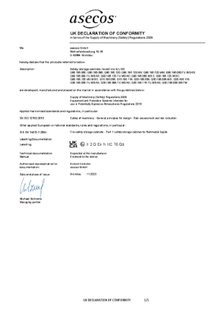 EC DECLARATION