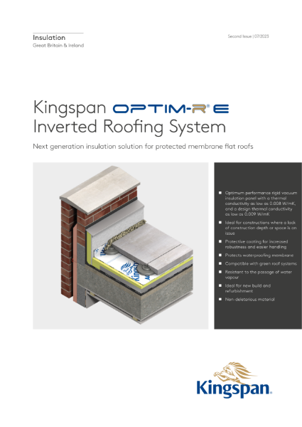 Kingspan OPTIM-R E Inverted Roofing System - 07/23