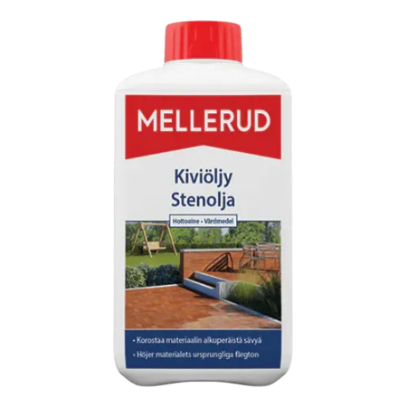 Laatta- ja kivipintojen puhdistus ja hoito - MELLERUD Kiviöljy Hoitoaine 1.0 L