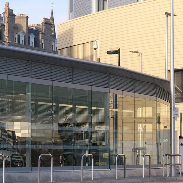 An architect designed stand-alone cycle hub for new railway station