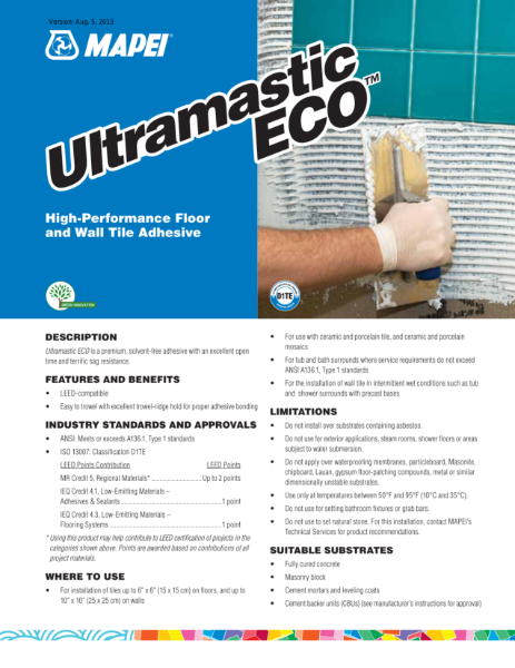 Ultramastic ECO™