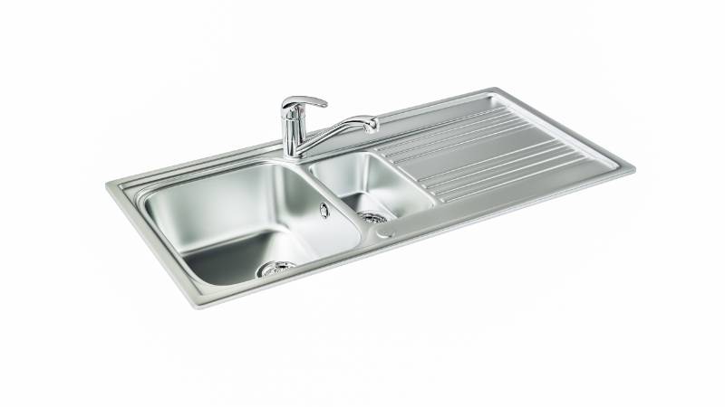 Carron Phoenix Rapid REV Bowl Stainless Steel Sink - Inset Kitchen Sink