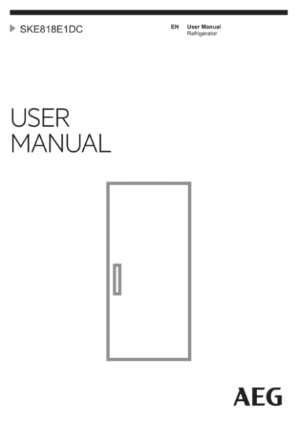 SKE818E1DC - User Manual