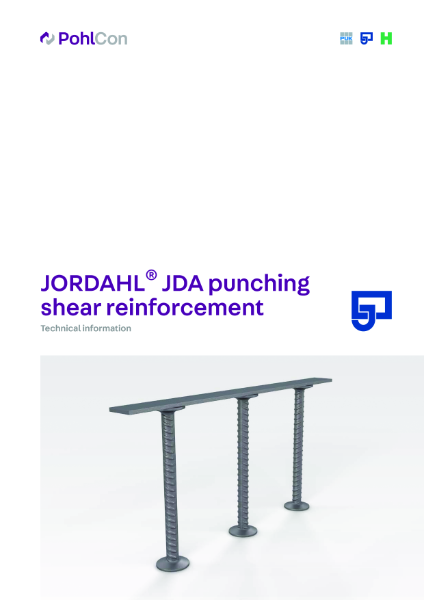 JDA punching shear reinforcement