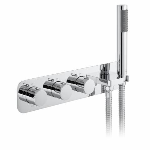 Altitude Tablet iO 3 Outlet Thermostatic Shower Valve | TAB-128/3WO-ALT-CP