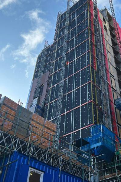 Coverock V insulated Rainscreen cladding at Maldron Hotel - Manchester